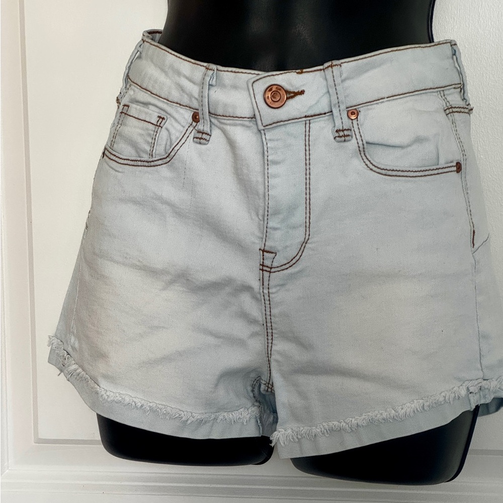 Women's Light Blue Denim Shorts